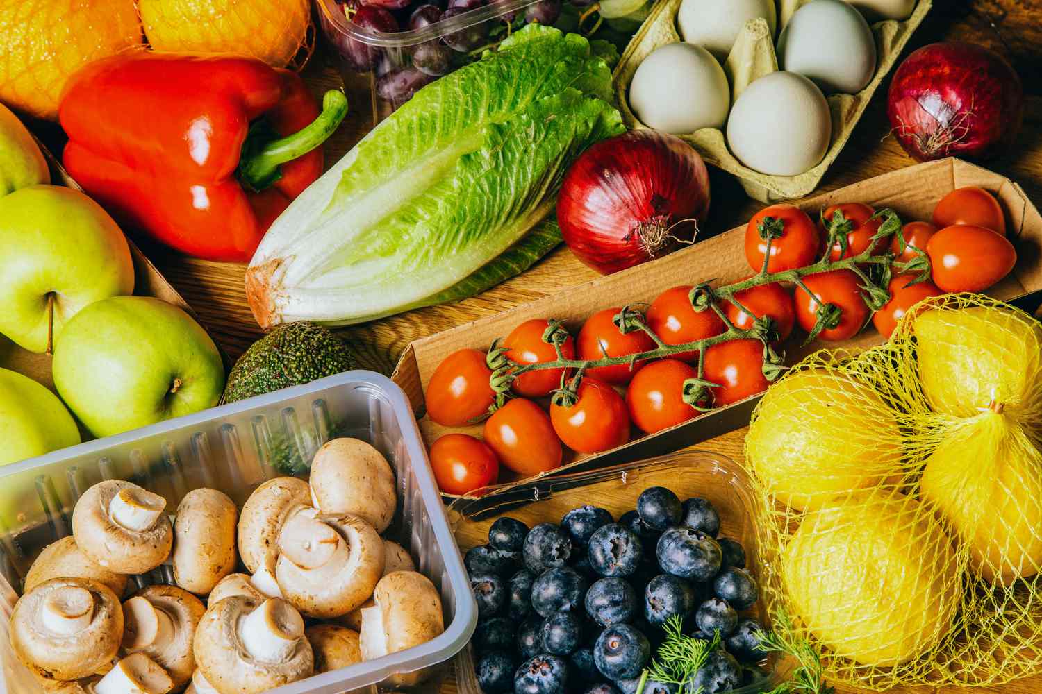 Fresh produce display