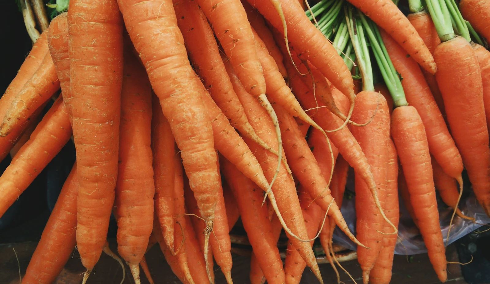 Crates of fresh produce